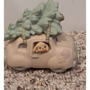 Precious Moments sugar town car.  Trumpet marking.